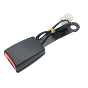 Leadrop Car Seat Safety Belt Locking Buckle Socket Plug Connector with Warning Cable